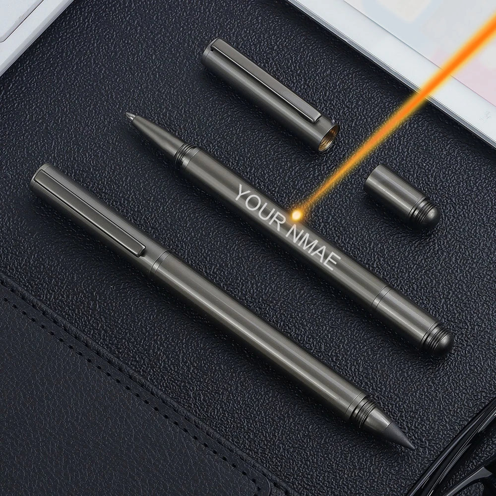 Engraving Custom Gel Pen Luxury Stationery Pretty Text Writing Pretty Office Accessories School Supplies Writing Korean Store